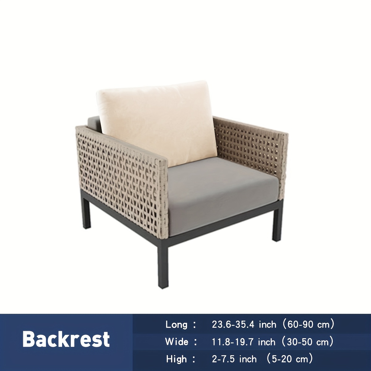 TEMU 1pc Stretch 1/2/3-seater Sofa Cushion Cover