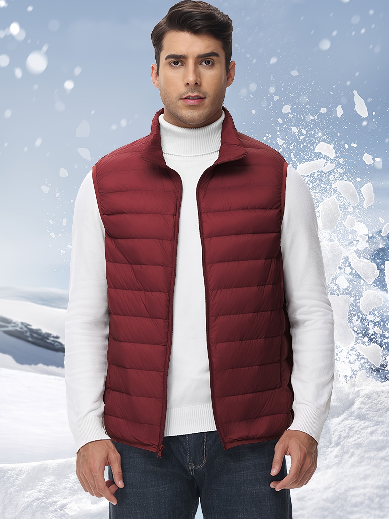 gilet termico senza maniche giacca invernale Temu Switzerland
