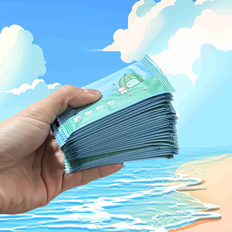 100st bärbara våtservetter vävda sanitära tissue för - Temu Sweden