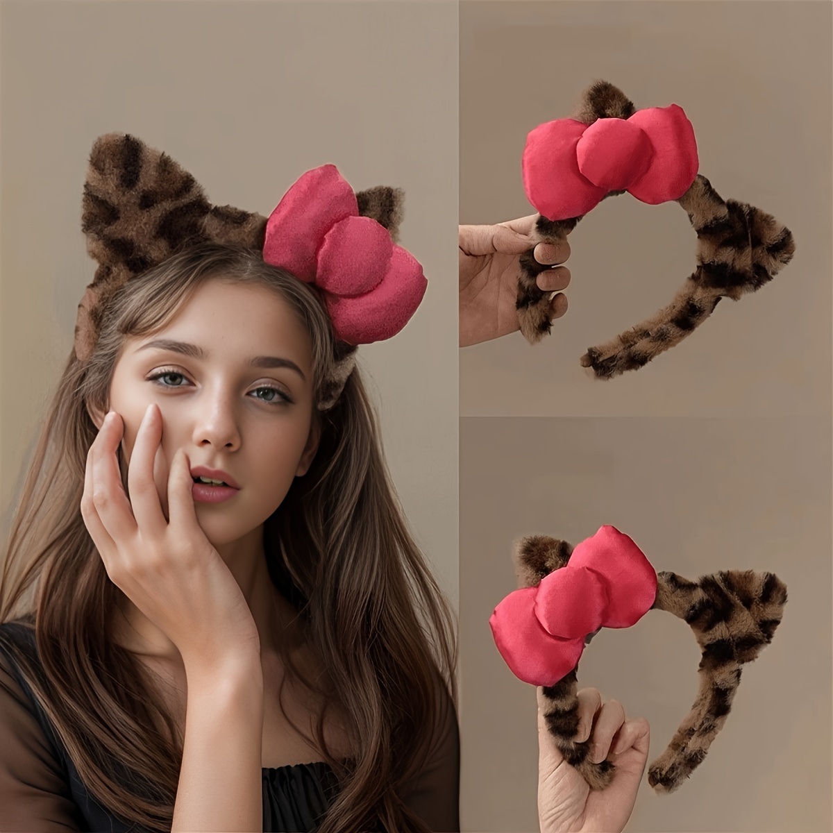 

1pc For Women, Hairband Bowknot, , , 's Day ,