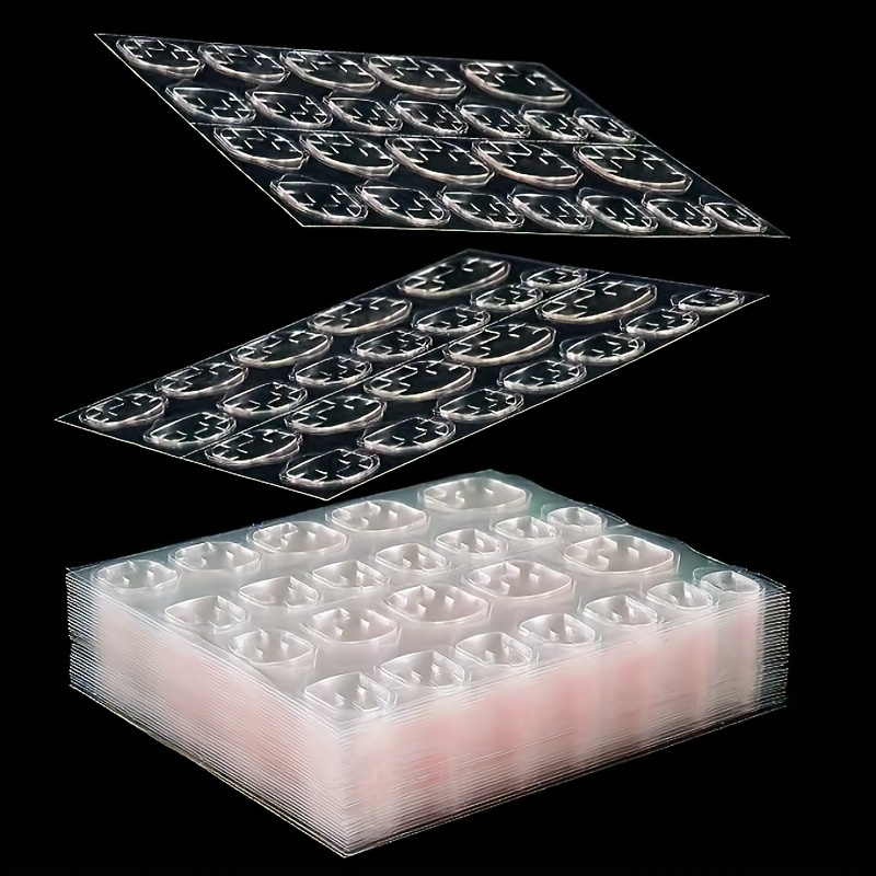 120 pezzi, 5 fogli di unghie adesive ultra-  rosa, ad    , resistenti allacqua e facili da applicare