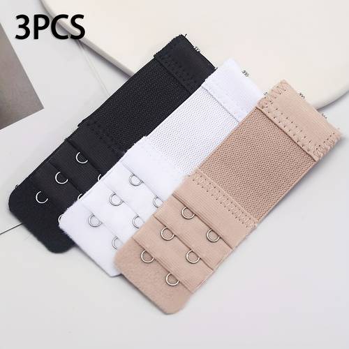 3pcs bra extender set elastic adjustable hooks for lingerie accessories no back clasp