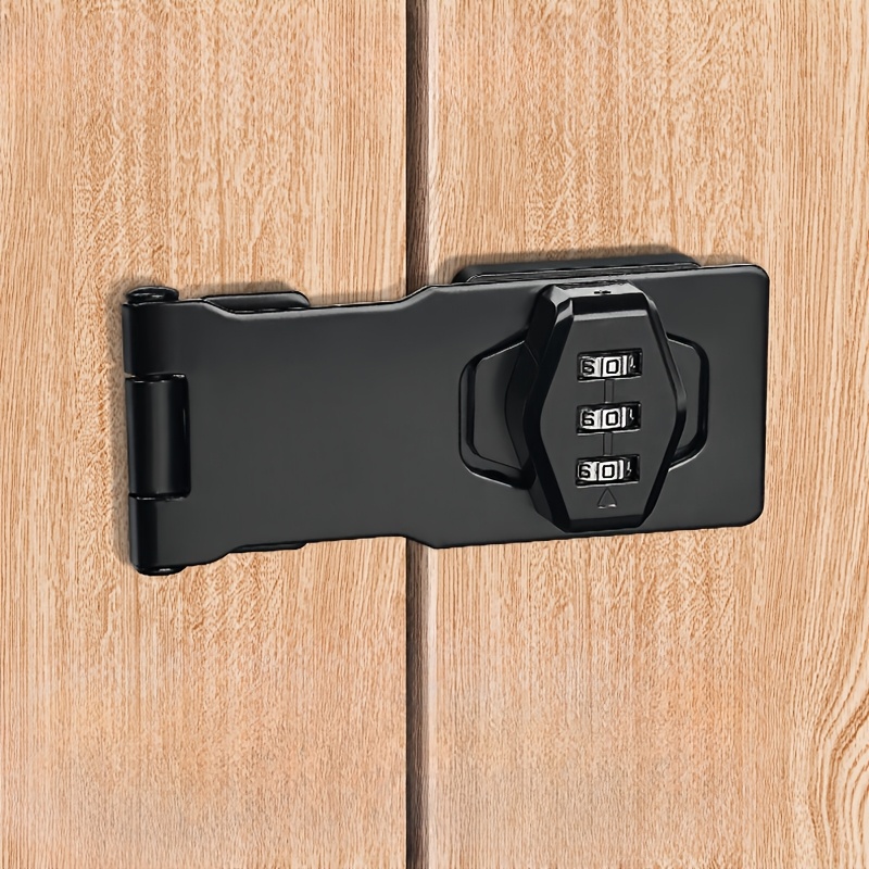 

Entry Mechanical Combination Lock - Rotary Hitch For Home, Garden, Mailbox, Bathroom & Pet Doors - Iron Construction