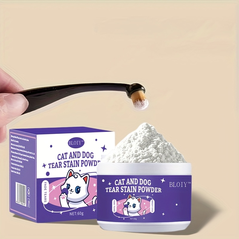 Bid Farewell To Tear Marks! | Powder By Groomers Containing Chamomile | Soft Formula For Pets