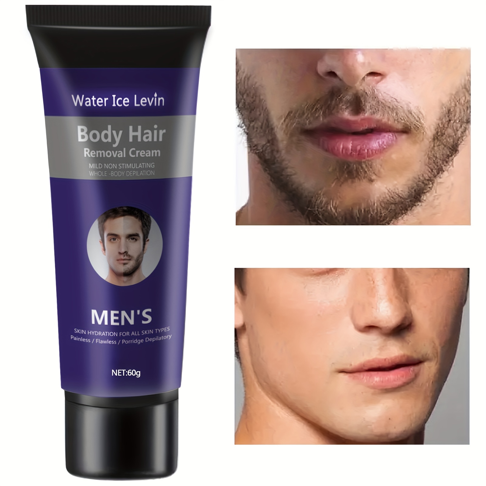 Gentle Hair Removal Cream Men Facial Beard Beard Personal Temu