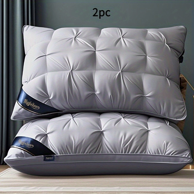 TEMU 1/2-pack | For Deep Sleep, Support, Low Allergy Polyester Cover, End, Ideal For Cool Sleeping And Neck Relief