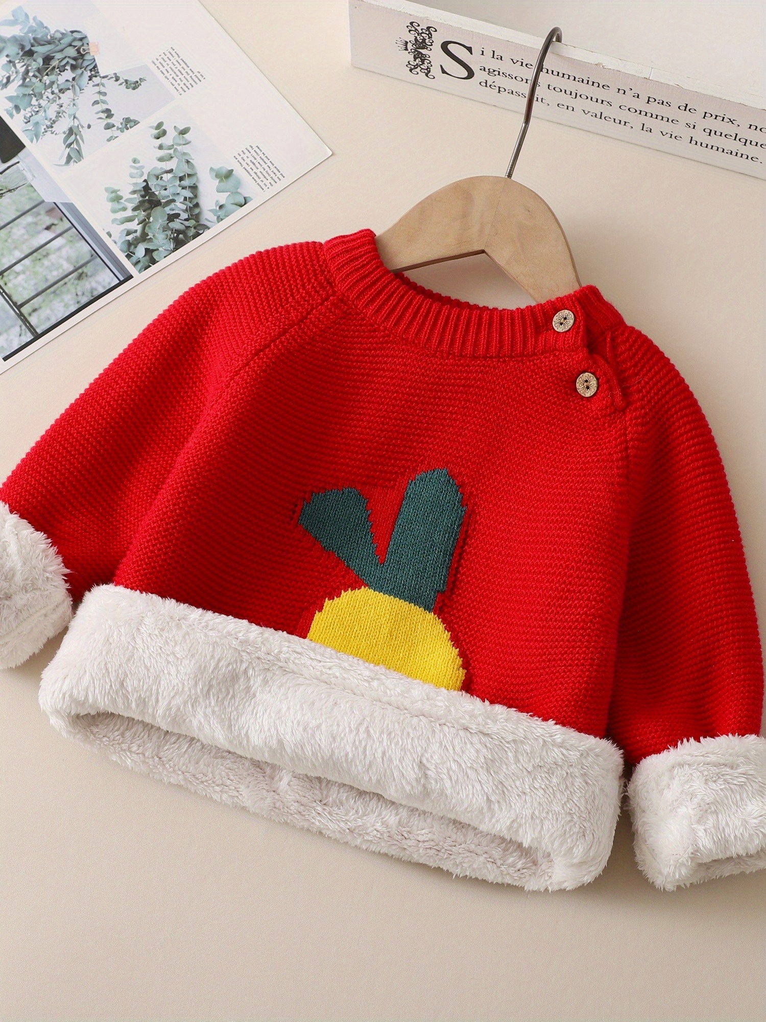 suéter de menina de desenho animado de outono/inverno 2024