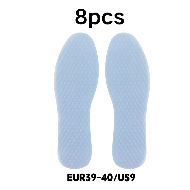 TEMU 8 pezzi 4 pezzo di estive Ice-Feeling - e traspiranti, assorbi-sudore, ammortizzanti e confortevoli, adatte per scarpe sportive e scarpe casual,