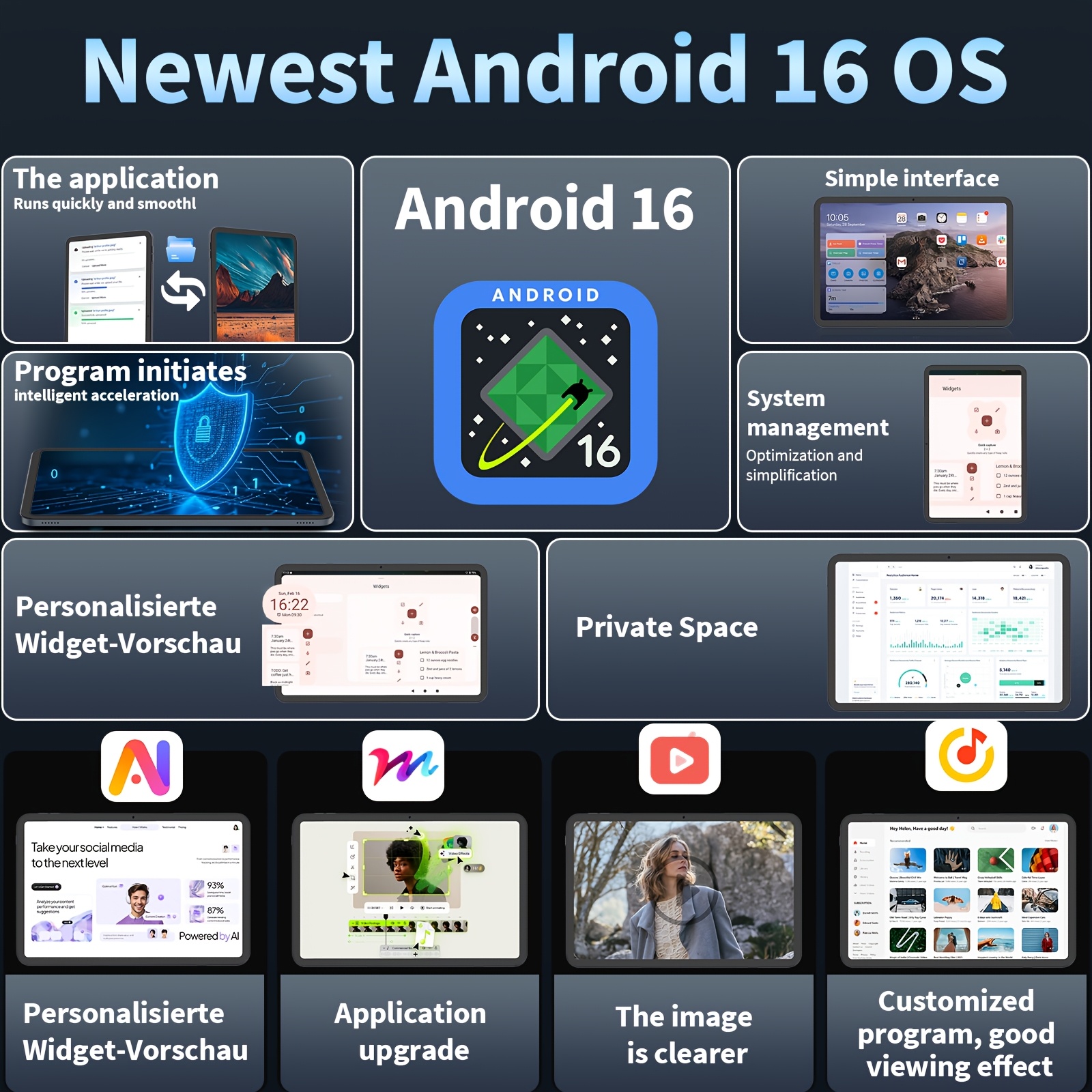 13-Inch Tablet Computer, Comes with a Keyboard And Mouse Set. It Boasts 32GB (8+24) RAM, 256GB ROM, And 2TB SD Expansion (Excluding SD Card). It Features a 10000Mah High-Capacity Battery, a 13-Megapixel Camera, Dual-Band Wi-Fi, Tablet, Pad