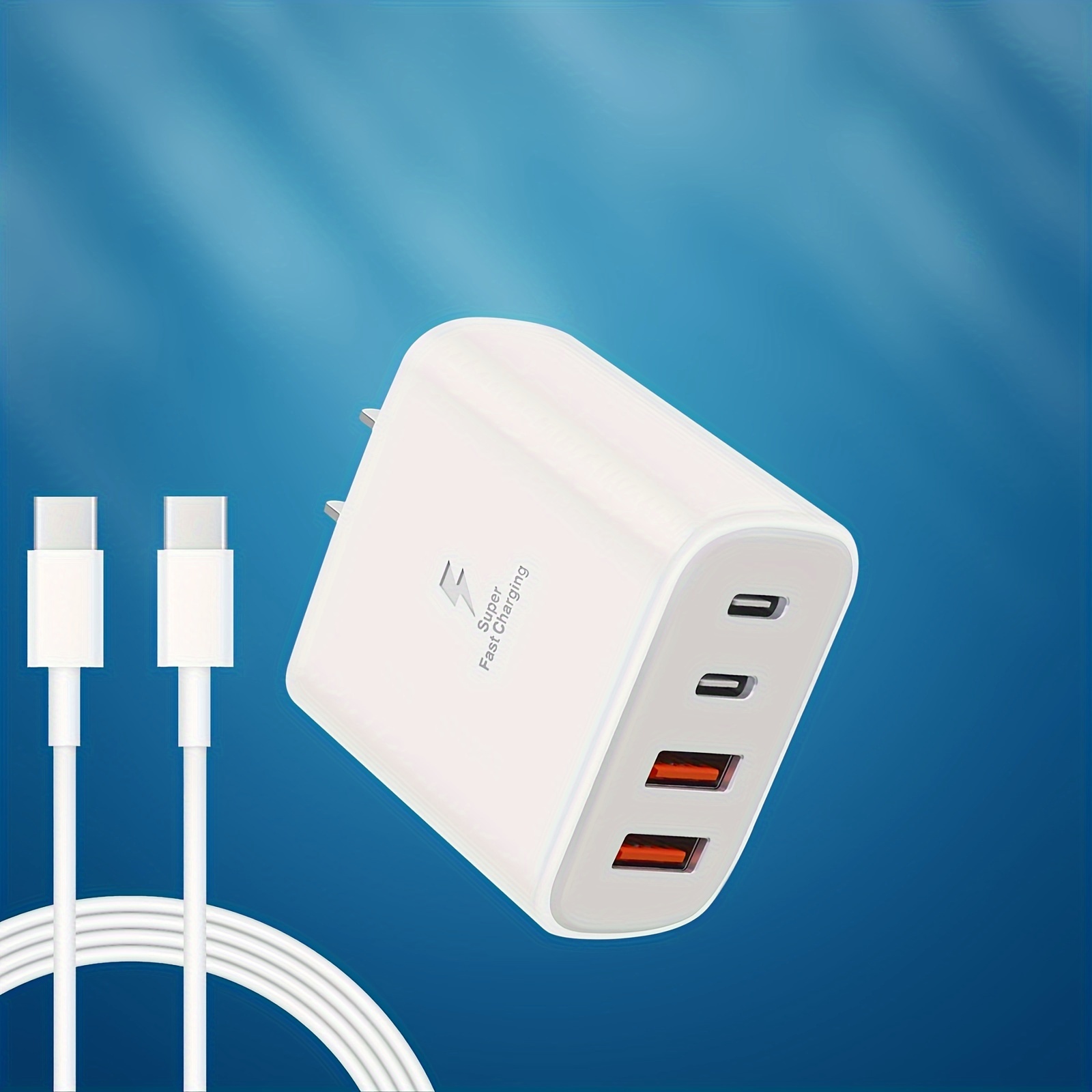 

For Super Fast Charging Ipad Charger Usb C Wall Charger Fast Charging 4ft Cable