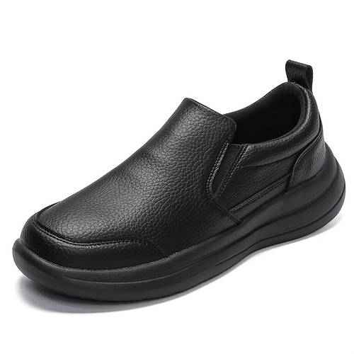 mens plus size casual business shoe set black formal versatile fashion simple mens shoes