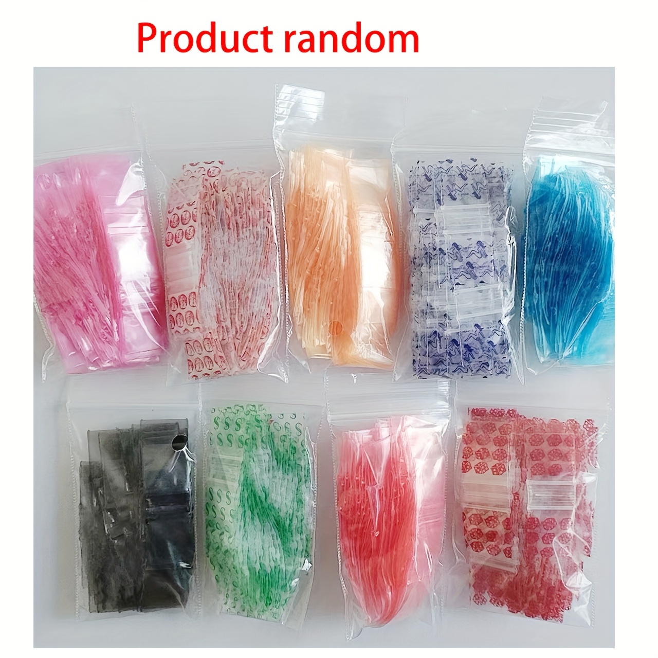 

1000pcs Assorted Mini Plastic Bags For Gift Packaging - , & High-quality