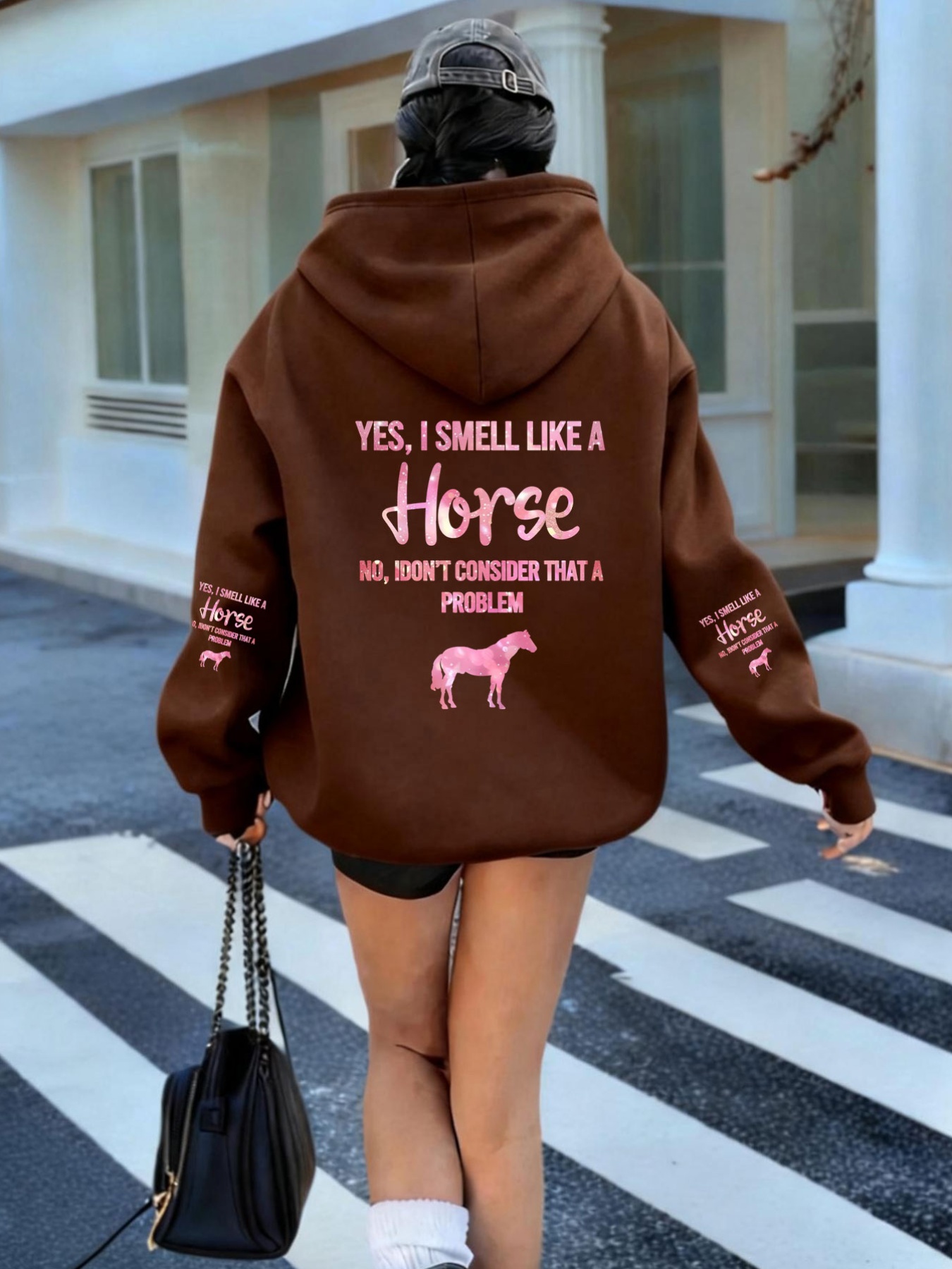 Hooded Pullover 3d Horse Sweatshirt Boys 3D Graphic Animal Horse 