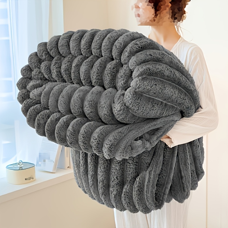   in all   this high quality flannel blanket and towel blanket is warm and cozy machine washable and perfect as a sofa bed or living room throw it features a soft texture and fabric making it ideal as a nap blanket