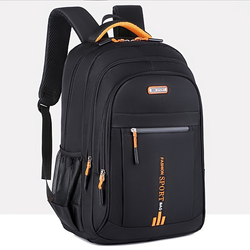 TEMU Nylon Backpack - Large , Casual & Bag Zipper Closure