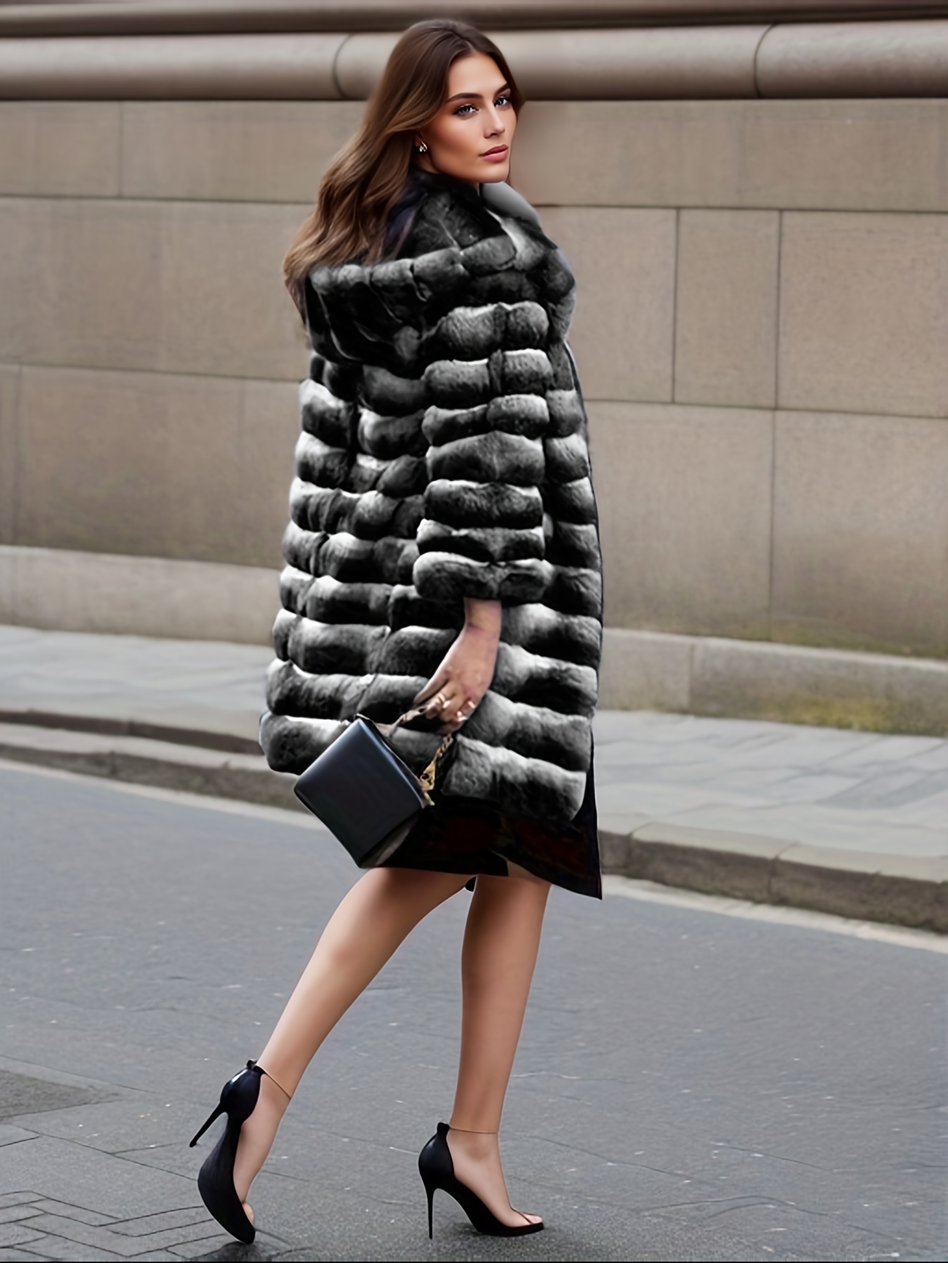 Plush Faux Fur Coat Women Warm Thick Fluffy Overcoat Winter Female Elegant  Fashion Coats Lady Casual Loose Long Teddy Outerwear