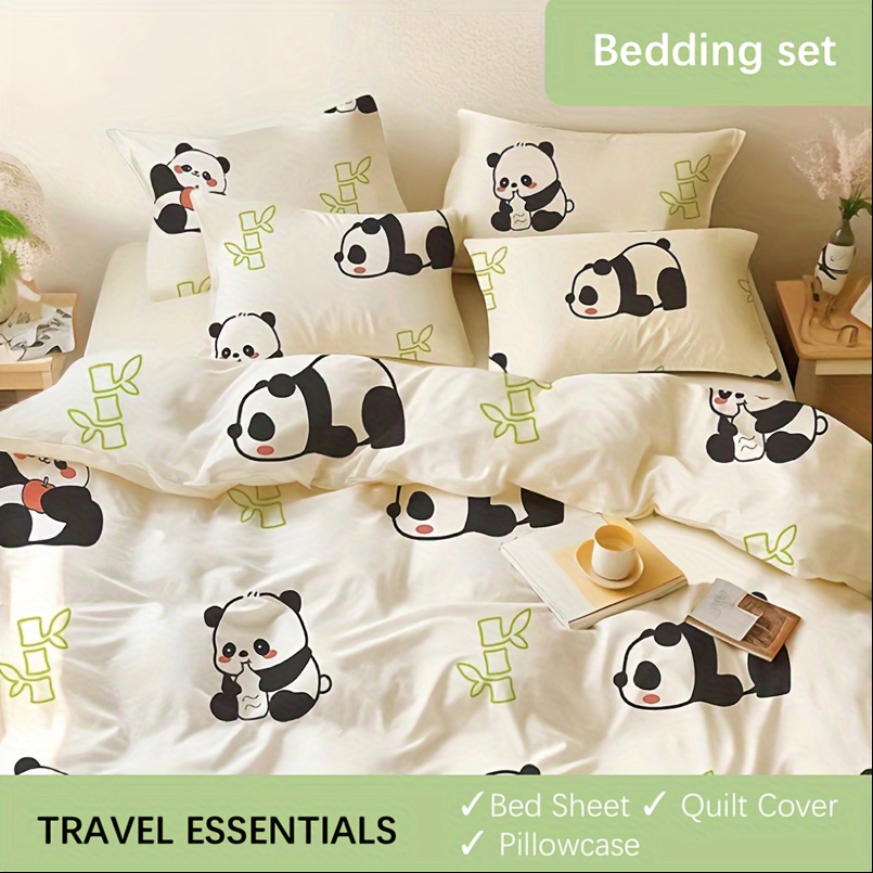 

- Disposable Bedding Set For & - 3/4pcs, Non-woven , Includes , Pillowcases &