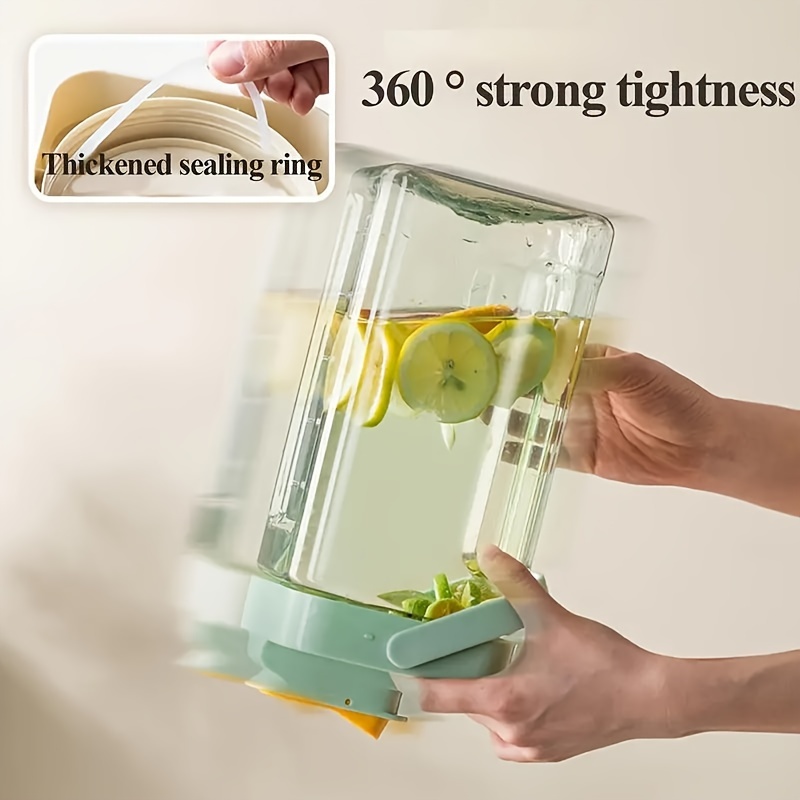 3 5l portable water dispenser 2 colors available 1 in light green abs material perfect for home office or on the go details 4