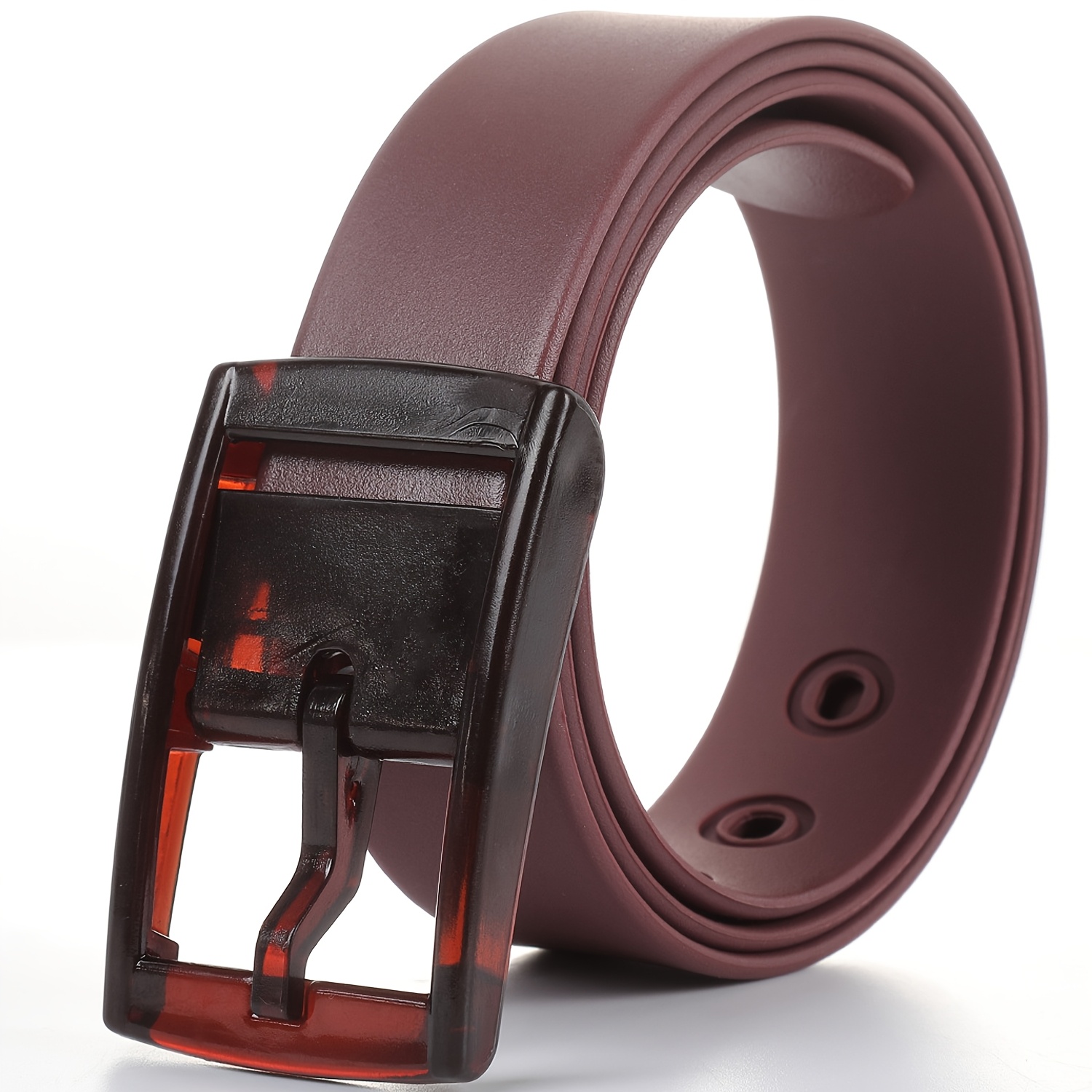 Colorful Silicone Belt with Needle Buckle for Couples