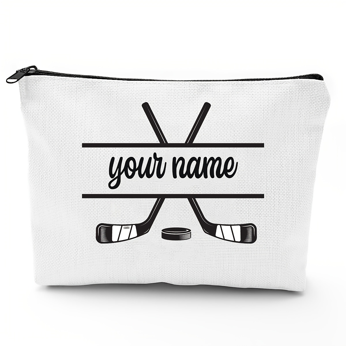 

Customized Gift Hockey Makeup Bag Ice Gift For Mom Cosmetic Bag Inspiration Gifts Hockey Team Gifts Birthday Graduation Gift For Friend Travel Bag