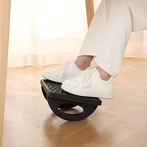 rest & Leg Rest - Heavy-Duty Plastic Stool with Anti- rest Kick-Over Design, Sturdy Desk for Office Chair, or Professional (Grey/White/Black) - Compatible with Most Desks & Carpeted Floors -