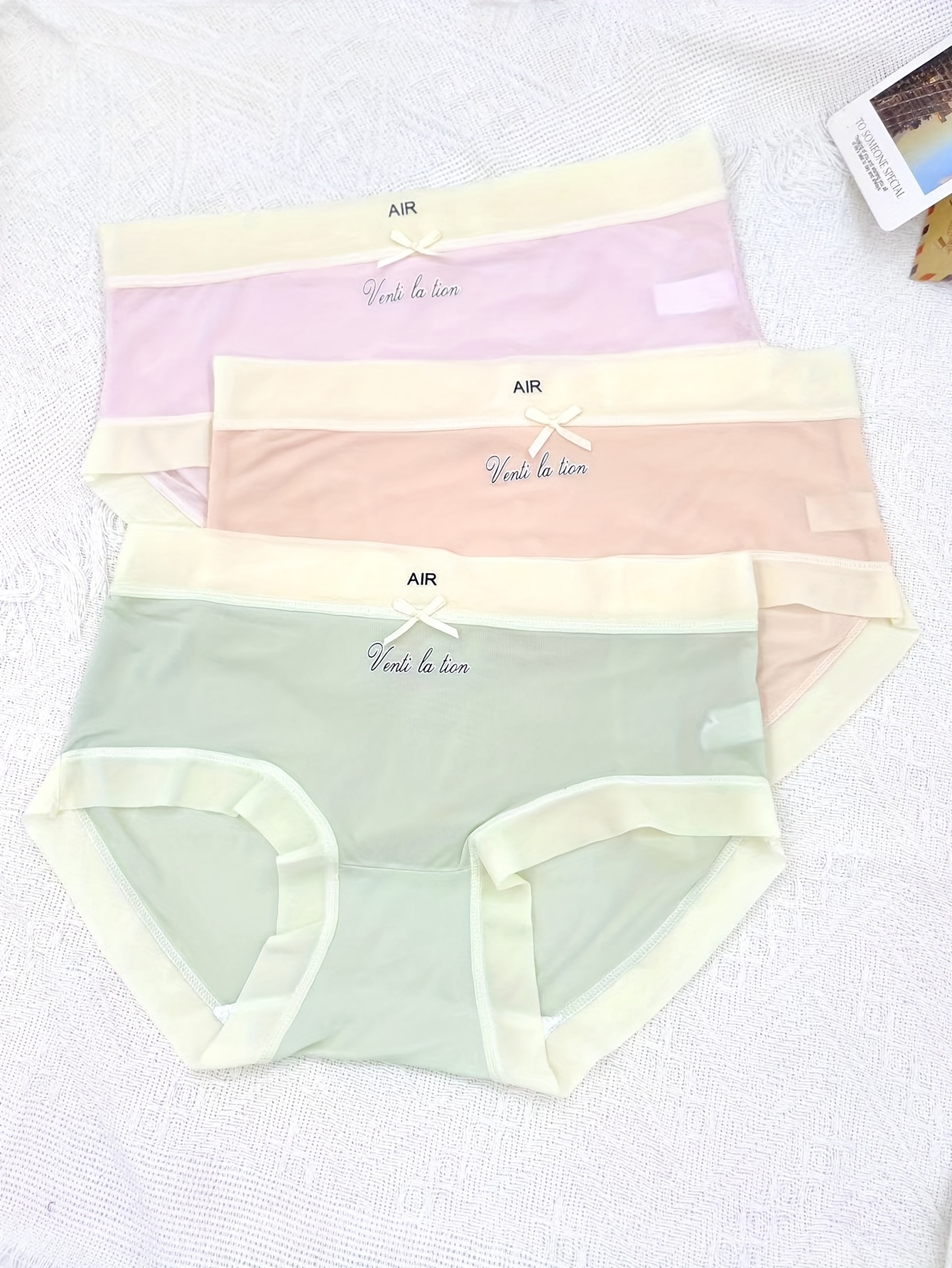 Letter Print Briefs Comfy Breathable Stretchy Intimates - Temu Philippines