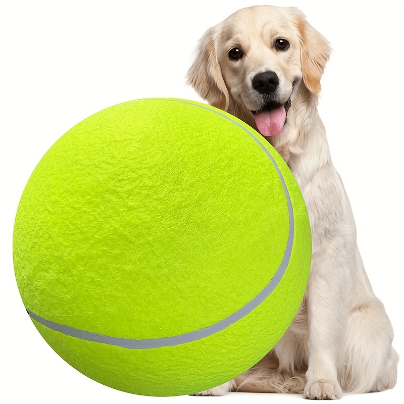 

Oversized Tennis Ball With Pump, Dog Toy, Inflatable Tennis Ball 9.5inch, Includes Pump