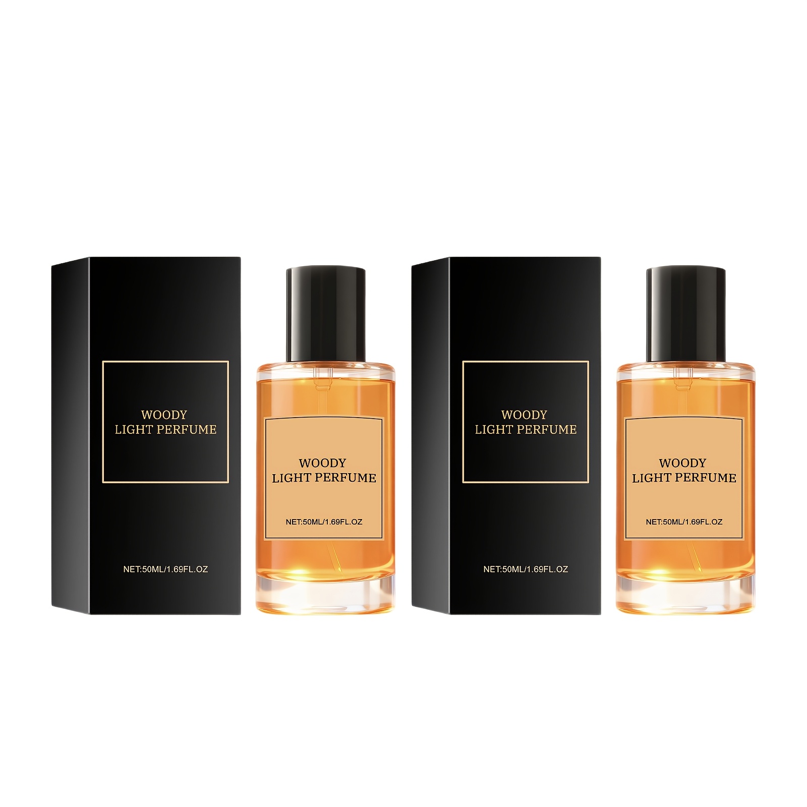 Image of 2pcs Men's Scented Perfume. Rich Fragrance. Suitable For Types. Perfect Gift For Men