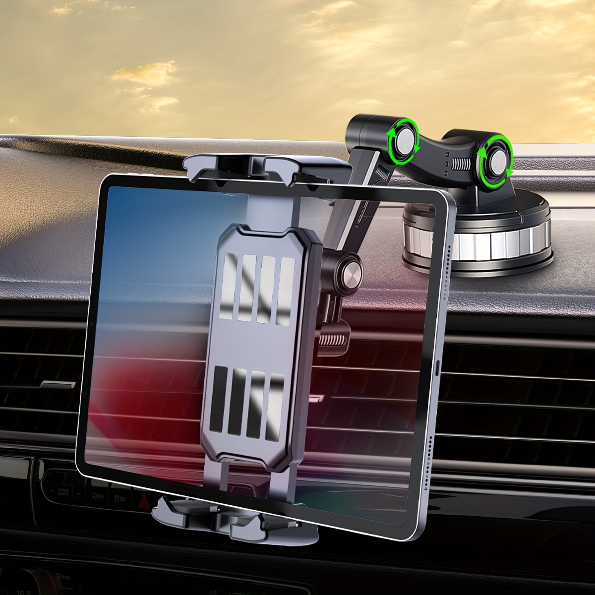 Tablet And Phone Holder, Upgraded With A Larger Base And Suction, Suitable For 4-14 Inch Tablets And Phones