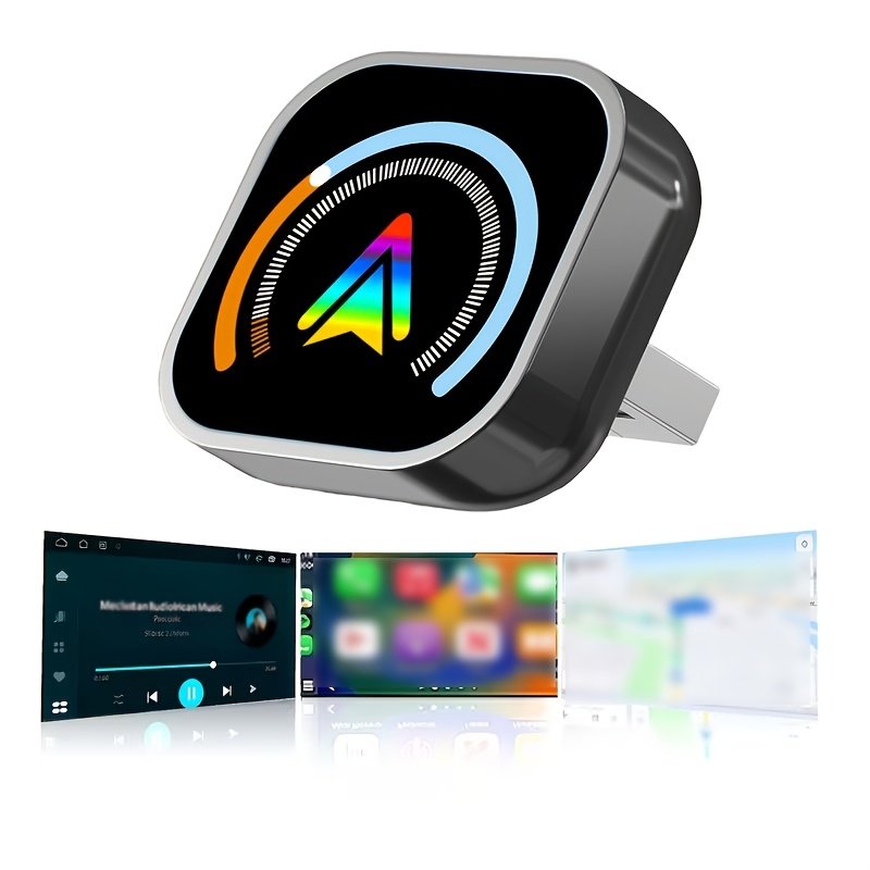 TEMU Box, 2026 New Upgraded Version, Supports Wired And Wireless Connection, Compatible With Carplay, Mini Usb Design , With Type-c, Plug And Play,