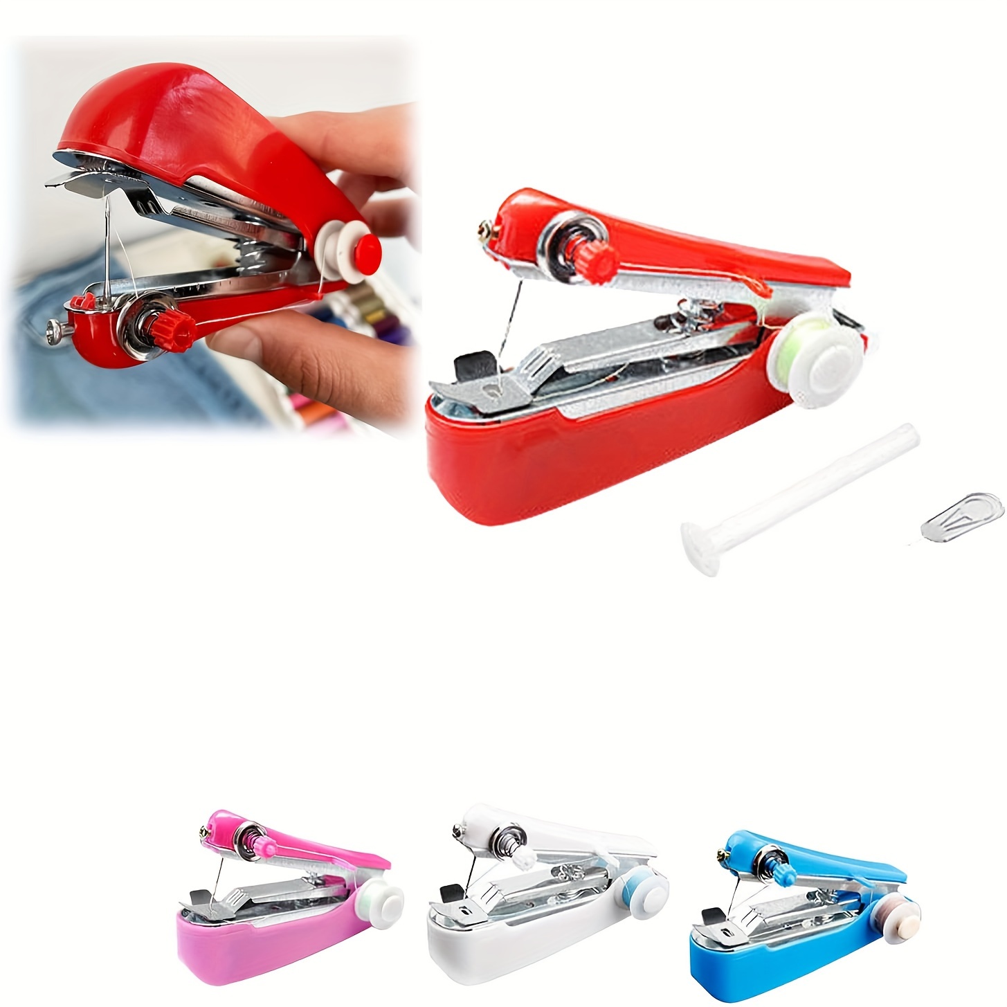 

Portable Sewing , - Sewing Tool, No Or Battery Needed, , -sized Stitching For And Use