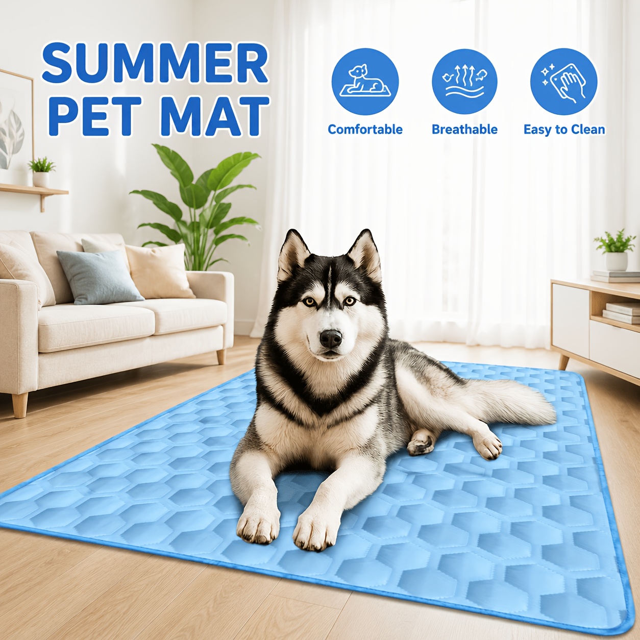 2026 Upgraded Mat For , Breathable, Lightweight & Ultra-comfortable Pet Mat, Thin Dog Bed And Cat Bed