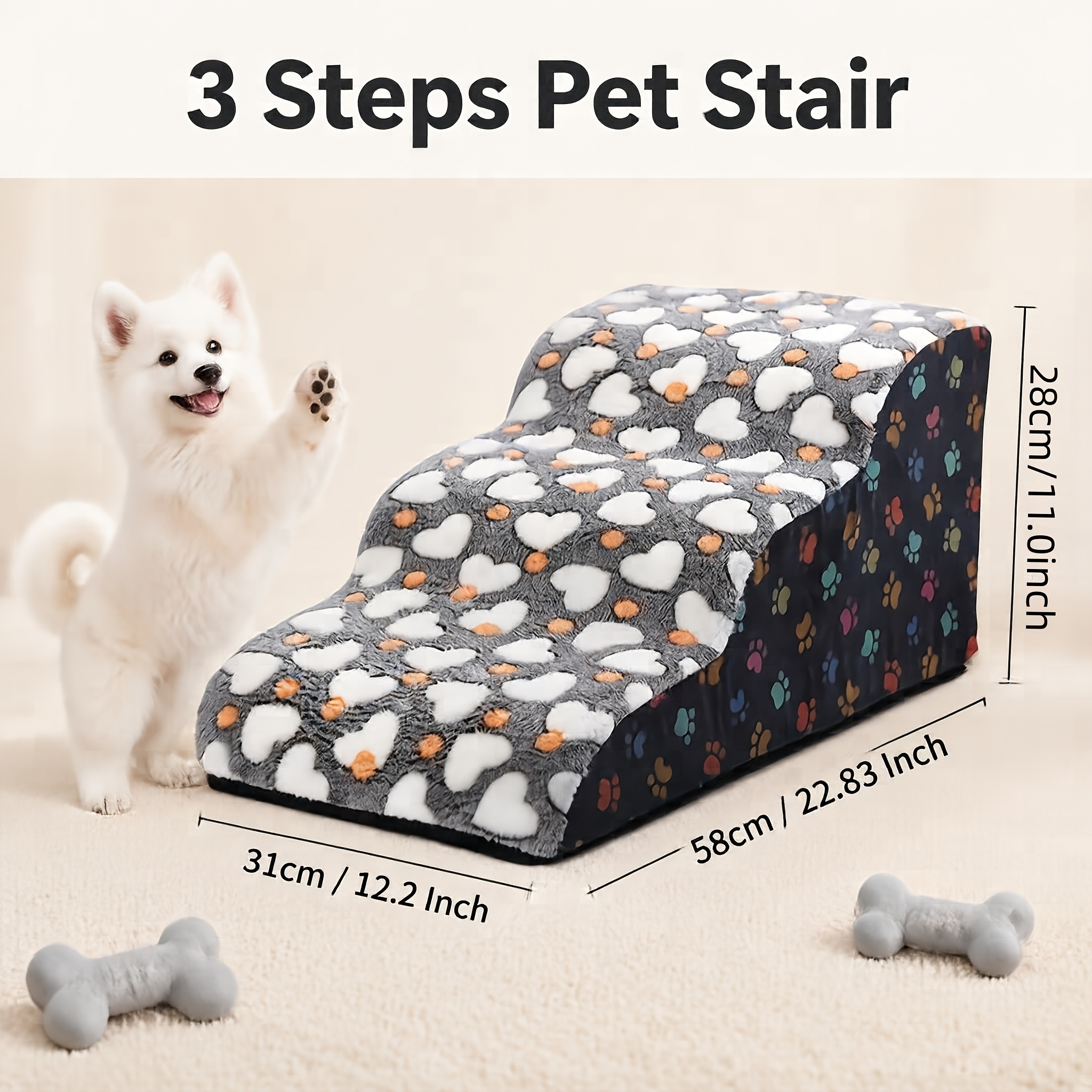 dog steps sold on Temu Canada