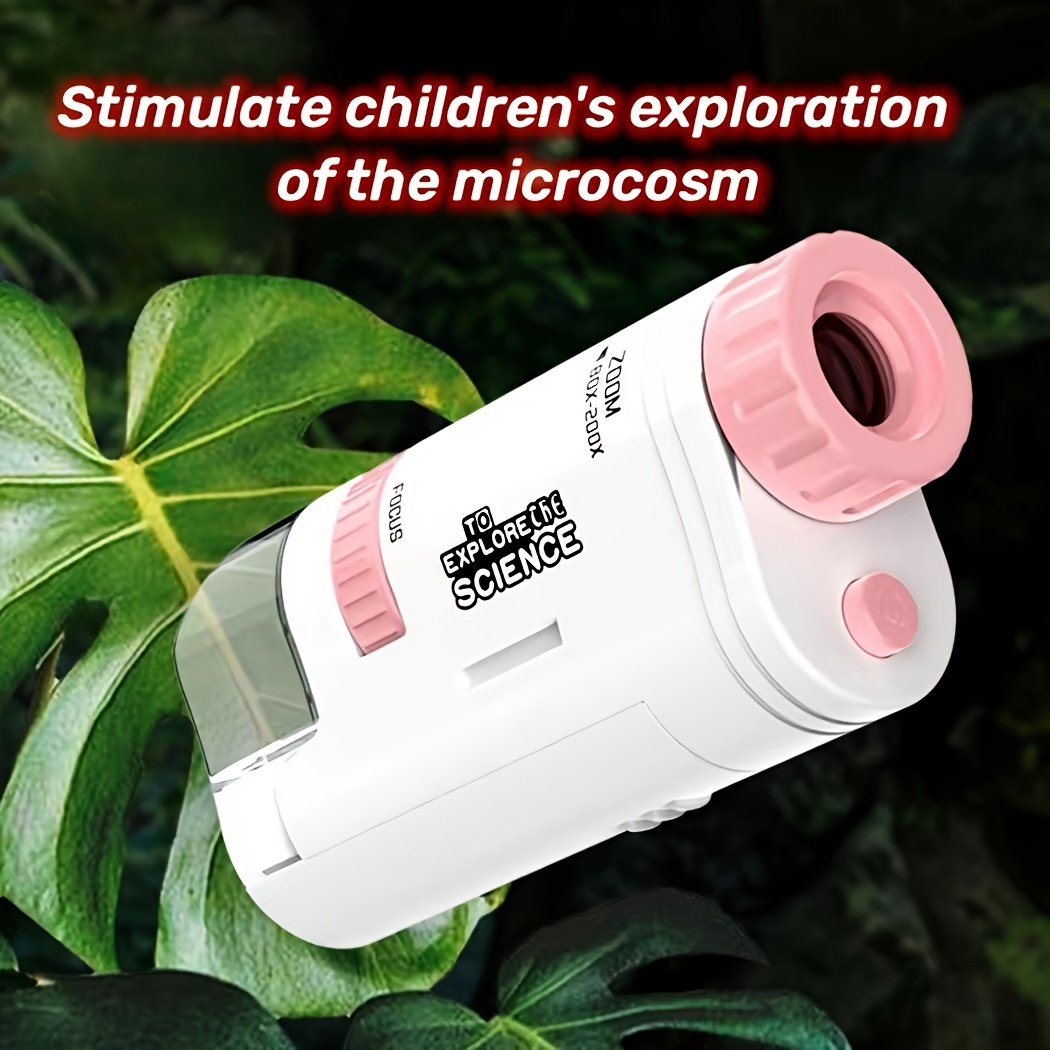 

' Toy - 200x Magnification, - , Smartphone Compatible Stand, Educational Tool For