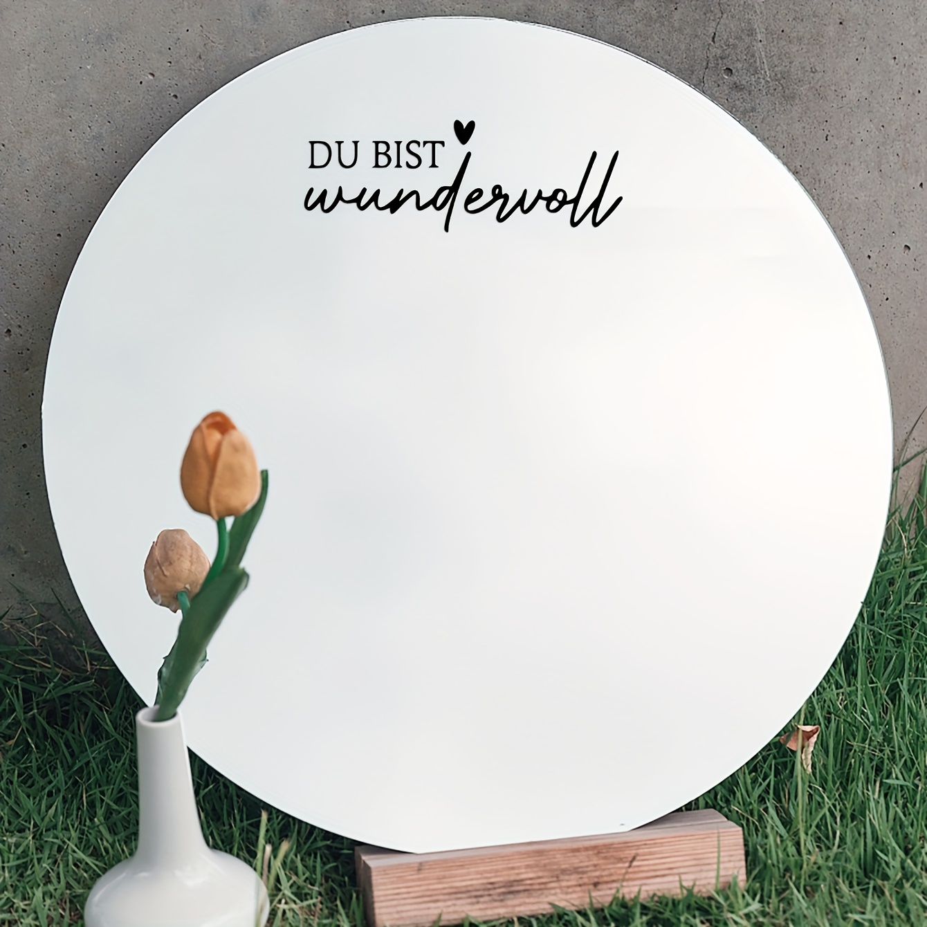 You Are Wonderful Positive Energy Waterproof Bathroom Mirror Makeup Mirror Door Window Wall Decorative Stickers Stickers