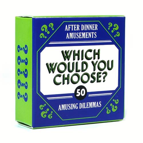 which would 50 dinner conversation cards game board game for post dinner entertainment party conversation starter glossy card educational game cute game