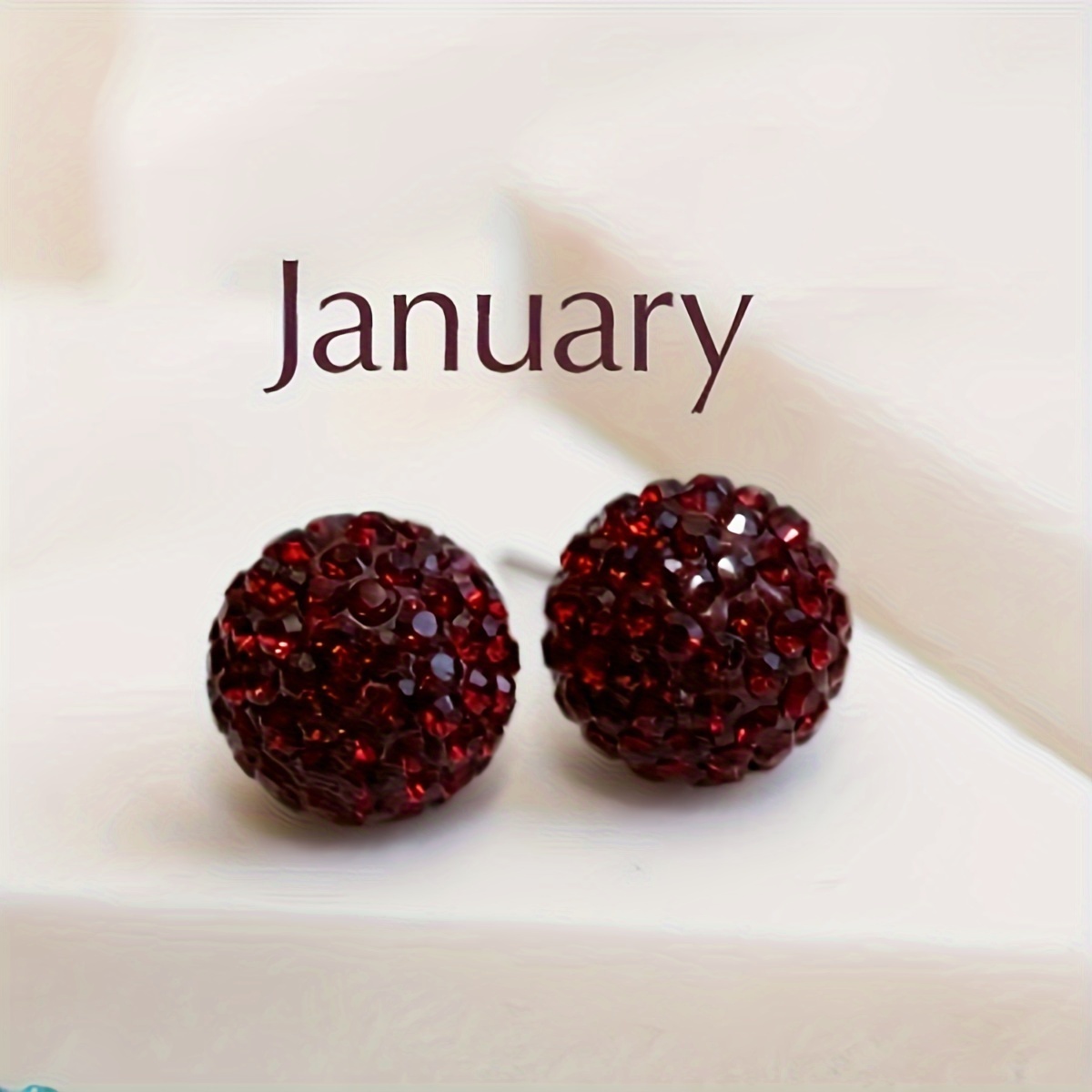 1 Pair Of 10mm , Silvery Weight 2.5g, Using Crystal Studs For Women' Wear, Birthstone Earrings, What Your Birthstone?