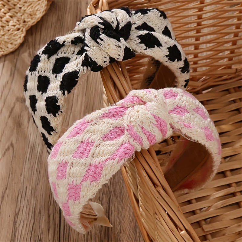 2pcs Pink Patterned Headband and Scrunchie Set Amazon.com : 2Pcs Back to School Hair Bow Ties Pink Pencil  main image 4