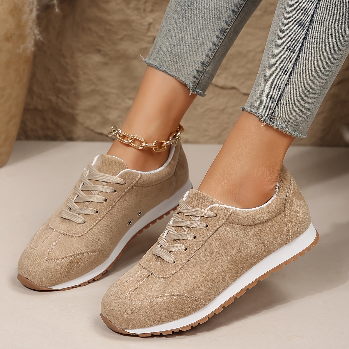 Casual Tennis Para Vestir Zapatos Cómodos Zapatos Preciosos Mujer