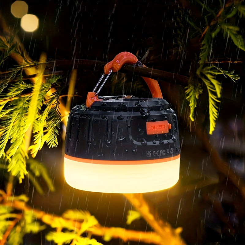 Camping Lantern, 3200LM Bright Camping Light, 4600mAh Power Bank  Rechargeable LED Lantern for Power Outages, 5 Light Modes Lantern Camping  Lamp for Fishing/Hurricane/Emergency 