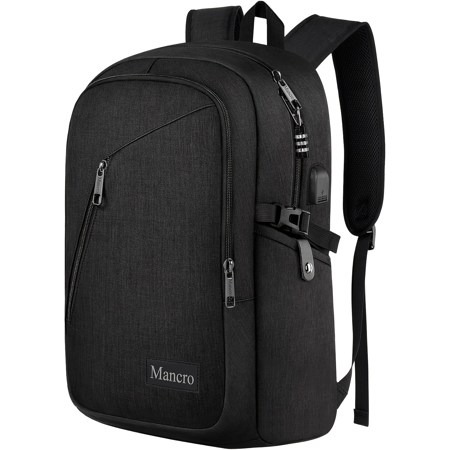 

Laptop For 15.6/17.3 -theft - , -theft Usb Charging , -, Computer Bag Daypack Mancro