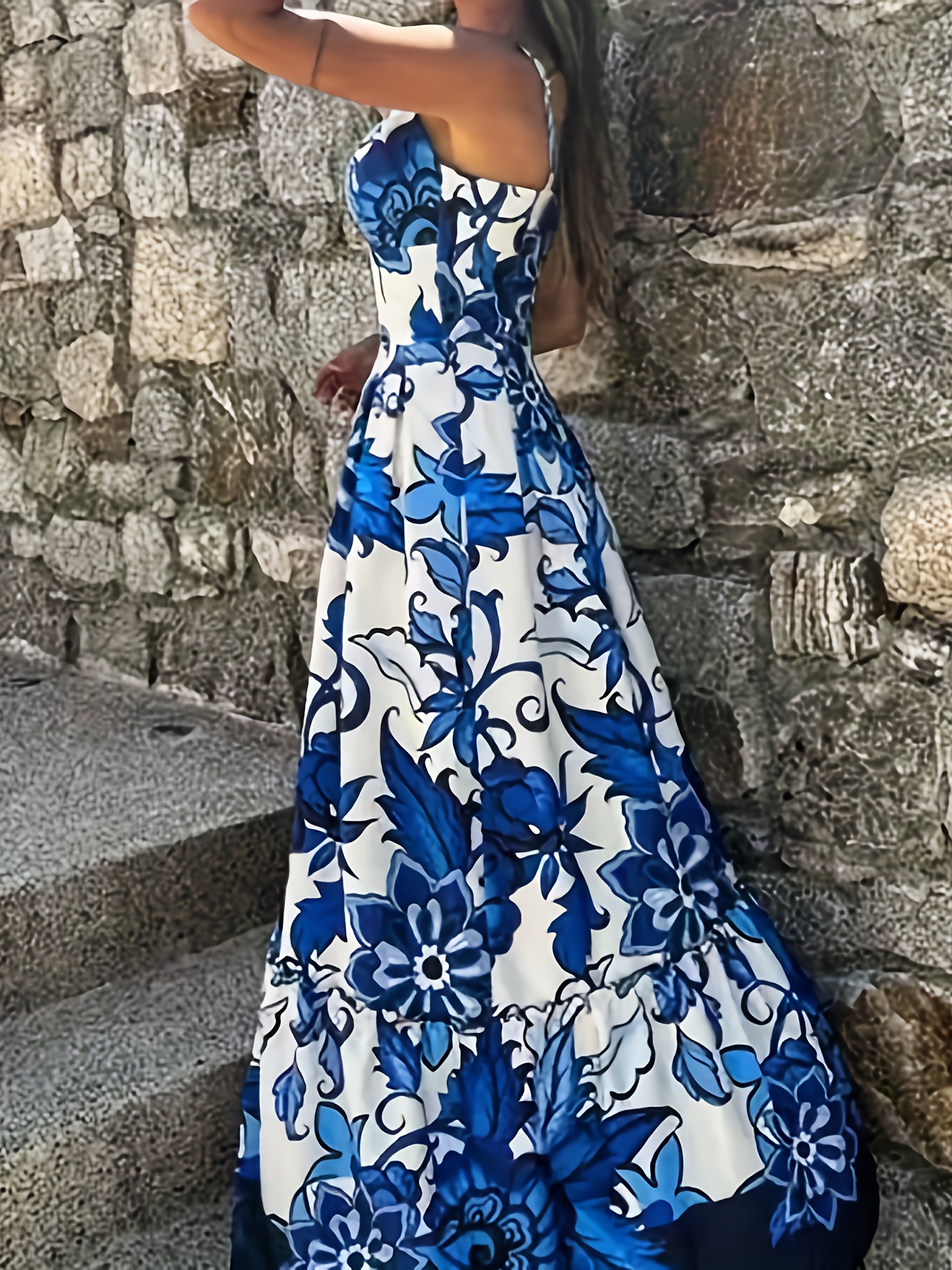 spring formal maxi dress Penelope Blush Embellished Cape Sleeve Maxi Dress – Frock and Frill main image 0