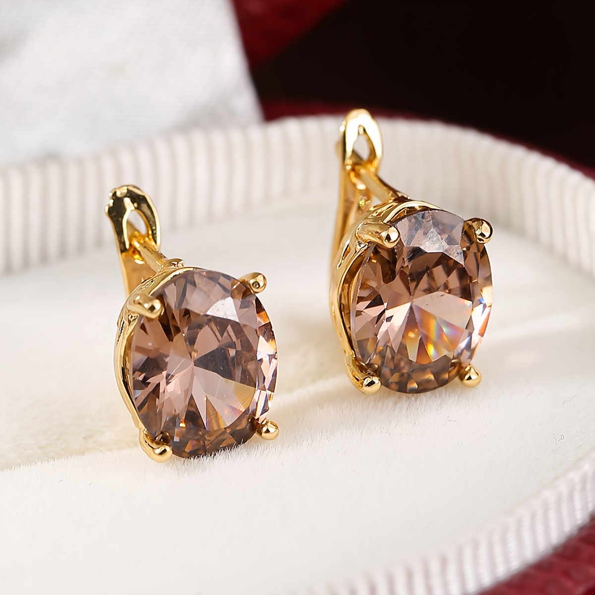 TEMU 1 Pair Of Fashionable And Simple Everyday Ear Studs