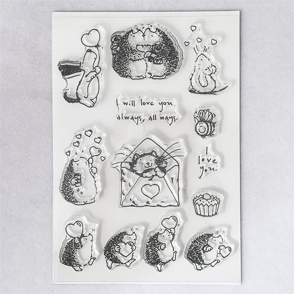 

Valentine's Day You Transparent Stamp Diy Hand Account Finished Stamp Stamp Hand Account Stamp