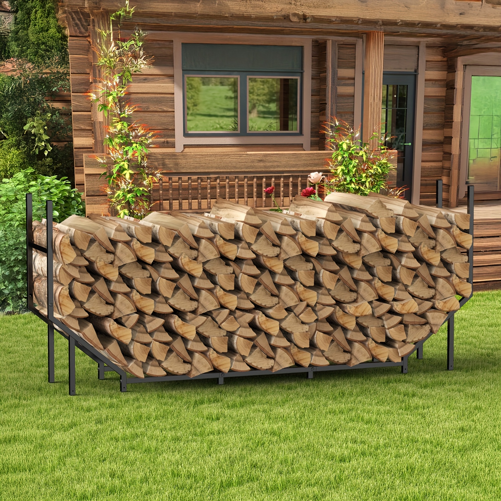 Build Firewood Tarp Cover Outdoor Log Rack And Cover Outdoor Build