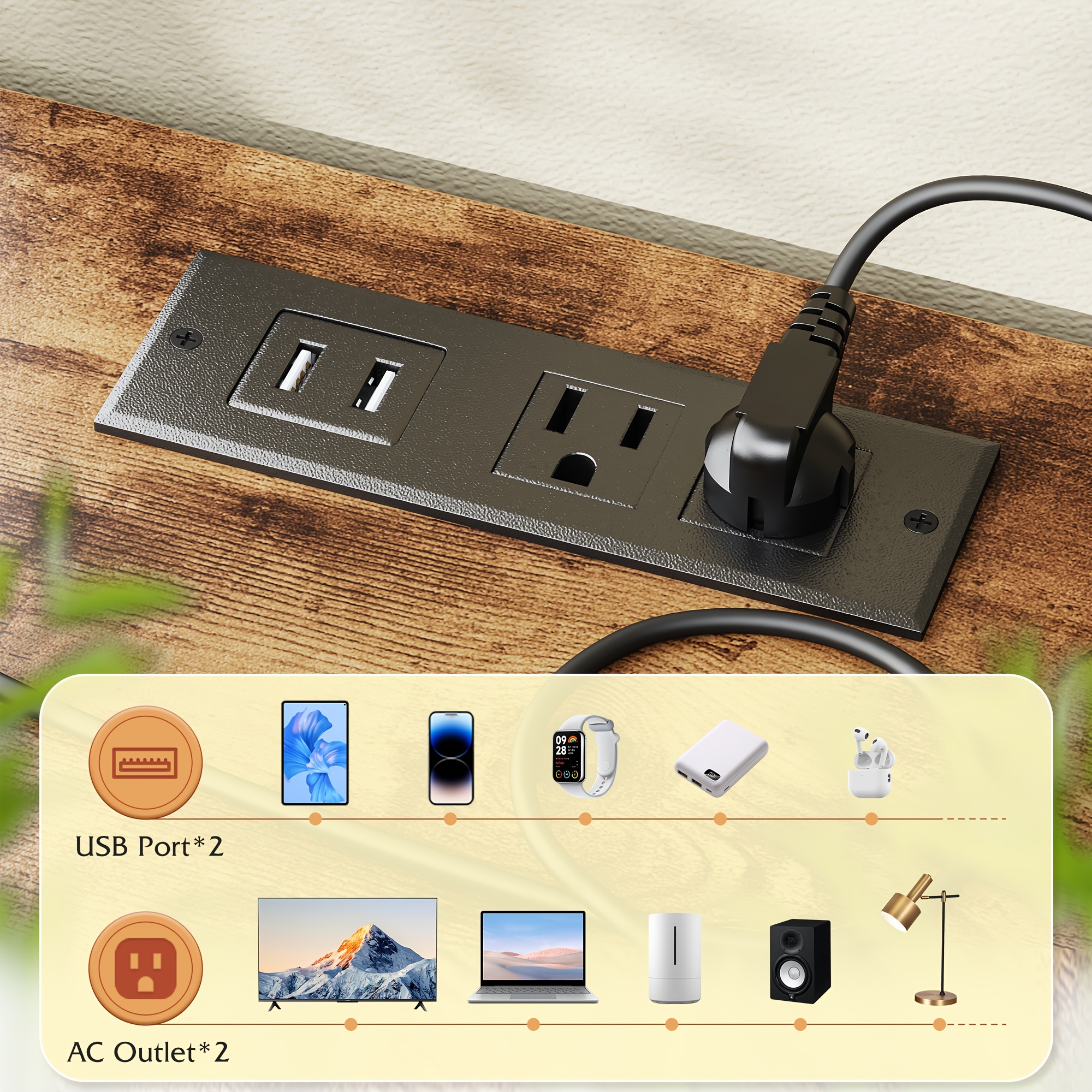 estante de   5 gavetas,   de entretenimento para tv de 50 polegadas, mesa de console de   com tomadas de energia e luzes led, armários de escritório, prateleira aberta,   detalhes 2