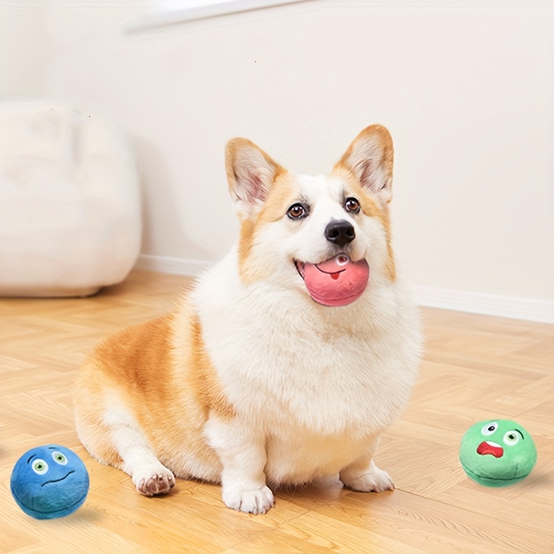 

1pc Random Color Screaming Dog Toy, Pet Design Plush Toy Ball And Sniffing Puppy And Cat Toy, Chew And Teeth Interactive Training Pet Supplies