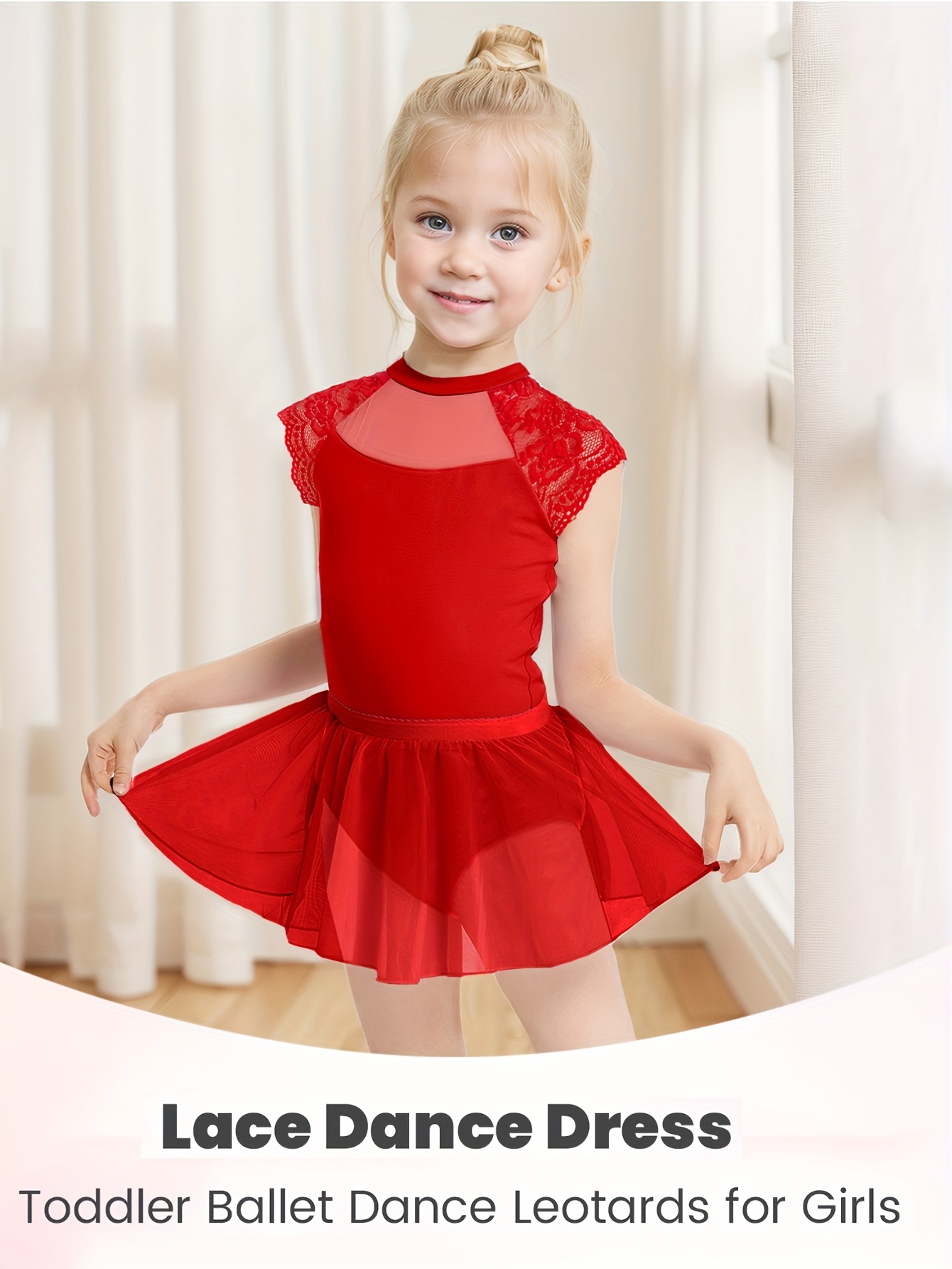 2pcs girls ballet dress dance leotard removable skirt lace - Temu Georgia