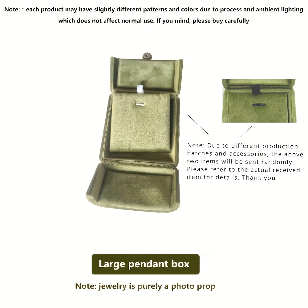TEMU 1pc-double Door Silk Velvet Ring Box Pair Ring Box Earring Box Pendant Box Earring Box Bracelet Box Bracelet Box