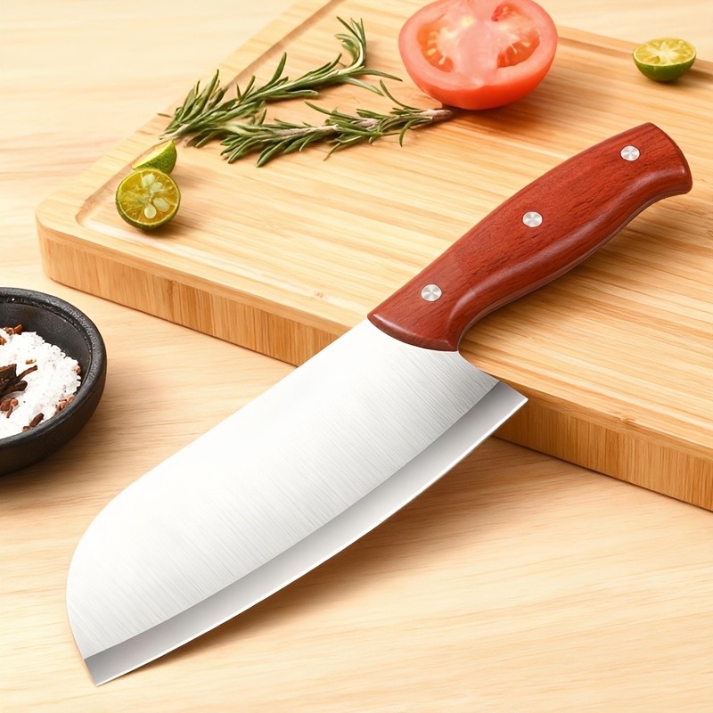 TEMU 1pc Of A Professional Chef's Knife - A Versatile Tool For Chopping Bones And Slicing, A Sturdy Kitchen For For Home Cooks And Chefs, A Perfect Gift For Women, A Chef's Knife, Kitchen Knife, Meat